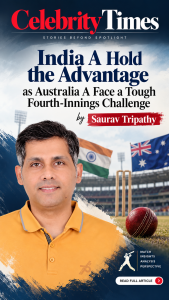 India A Hold the Advantage as Australia A Face a Tough Fourth-Innings Challenge by Saurav Tripathy