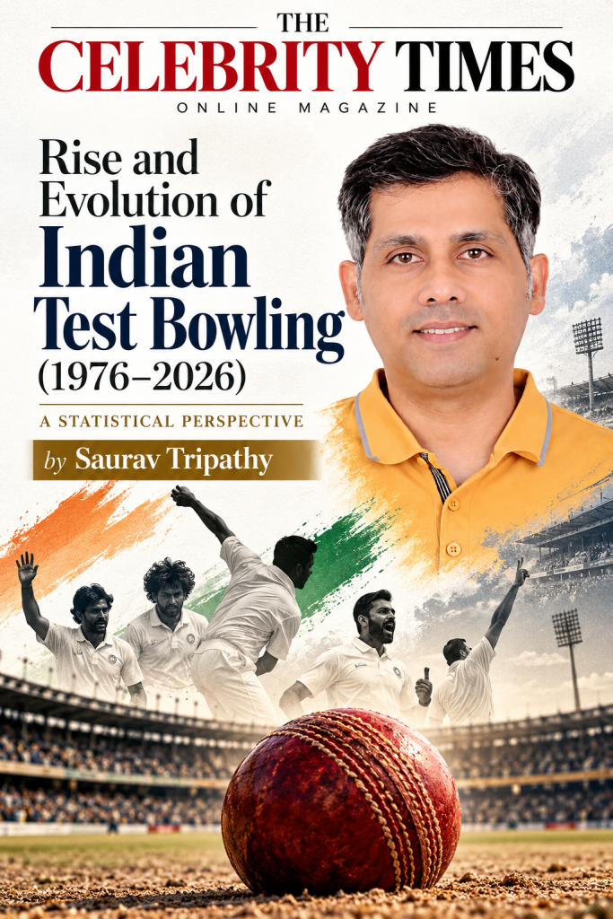 Rise and Evolution of Indian Test Bowling (1976–2026): A Statistical Perspective by Saurav Tripathy