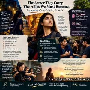 The Armor They Carry, The Allies We Must Become: Reclaiming Women’s Safety in India