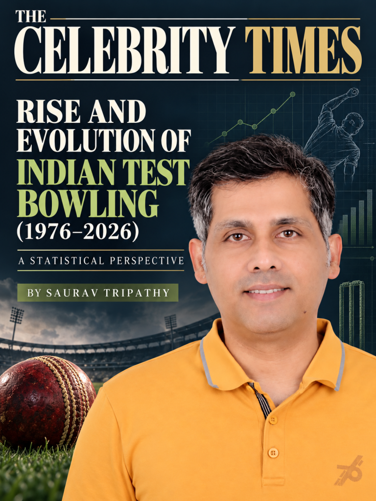 Rise and Evolution of Indian Test Bowling (1976–2026): A Statistical Perspective by Saurav Tripathy